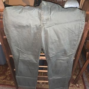 Lee brand, green khaki pants